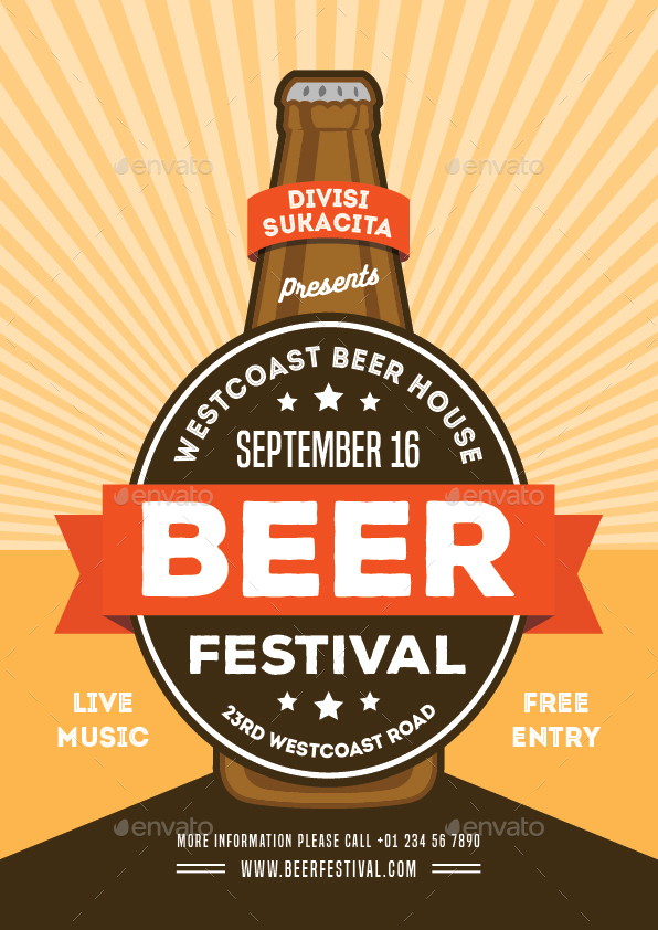 Beer Festival Flyer by dsc_studio GraphicRiver